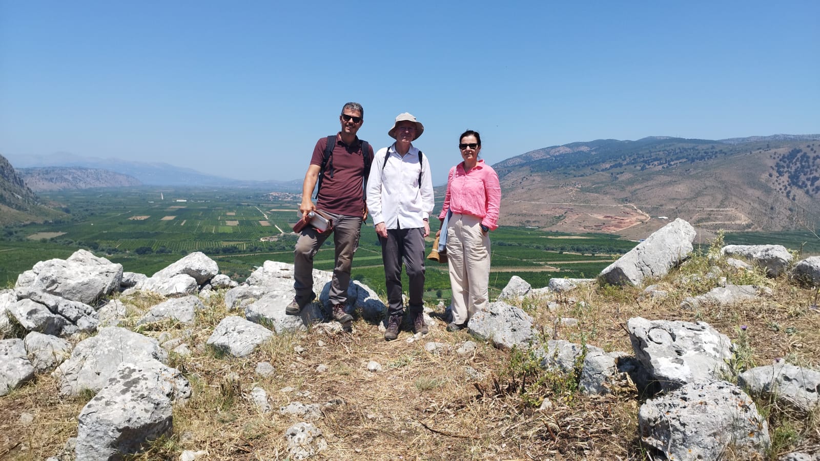 2025. Visita di William Bowden sulla collina